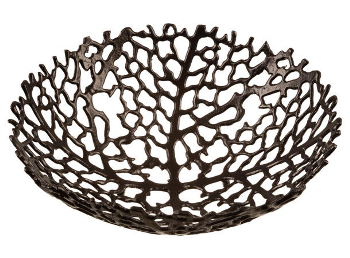 Bolle gjennombrutt brunsort metall