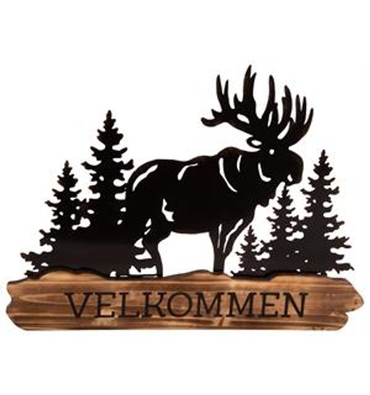 Skilt velkommen