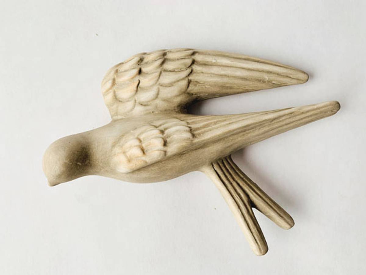 Keramikk svale kitt. L