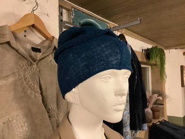 Hovedbilde Lue blå melange