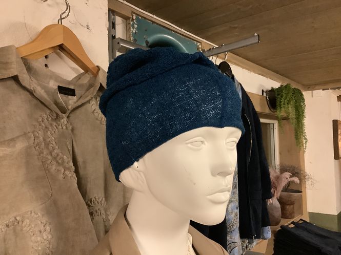 Hovedbilde Lue blå melange