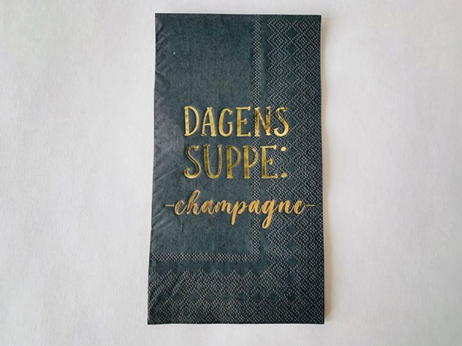 Hovedbilde Serviett, champagne