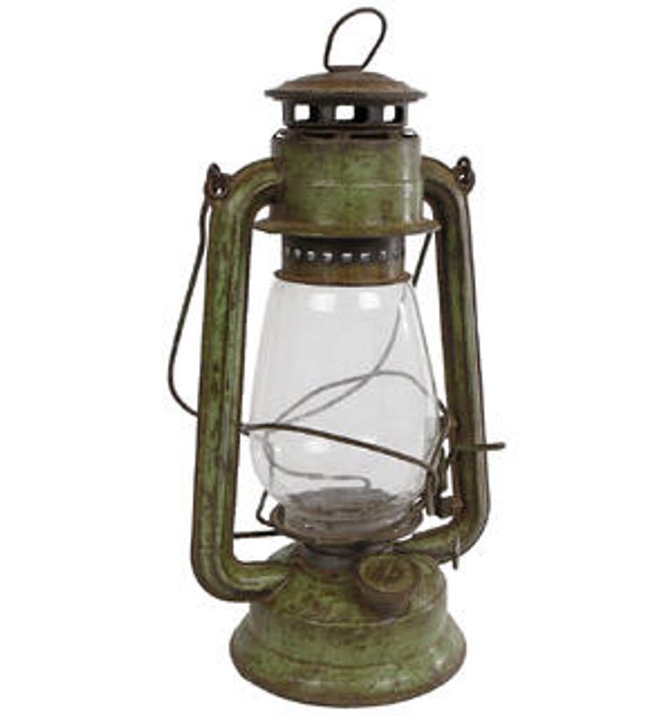 Antikk parafinlampe