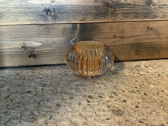 Hovedbilde Cosy telysholder lav oransje