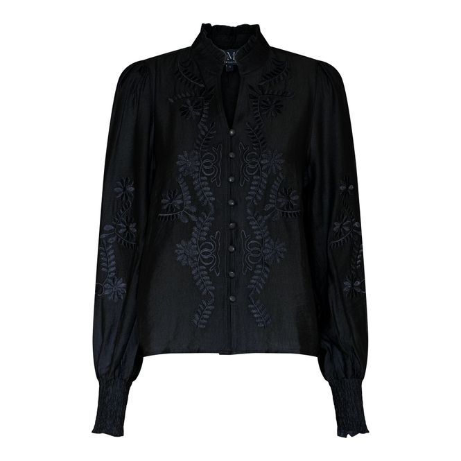 Hovedbilde Vanessa embrodery shirt, black