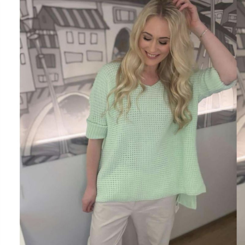 Paw knit, mint